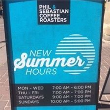 Because sometimes you want a coffee with your patio! Excited to see that @philandseb has there summer hours posted!