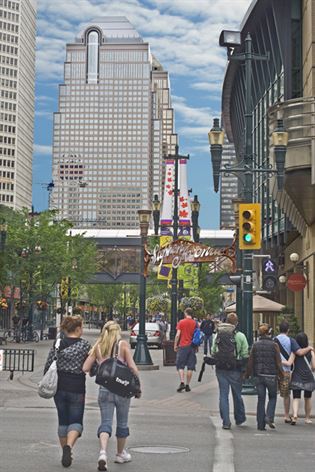 Canada Day Downtown Calgary Stephen Ave