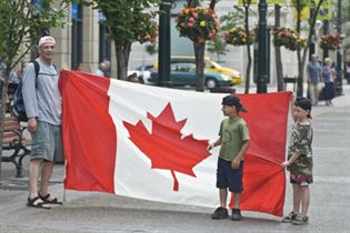 Canada Day Downtown Calgary Stephen Ave