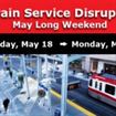 May Long Weekend Downtown C-Train Disruption