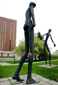 The Family of Man Statues in Calgary - Now