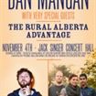 Called up to the Big Show:  Dan Mangan to Play Jack Singer Concert Hall