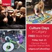 Alberta Culture Days Kick-Off Block Party 2015